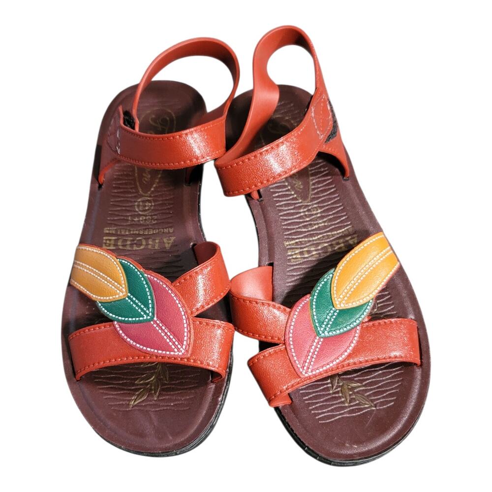 ABCDE Fashion Ankle Strap Open Toe Sandals‎ Women's Size 41 EU